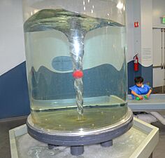 Water display at children's discovery museum in San Jose, California