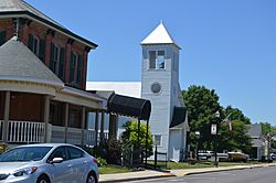 Pike Street west of Main Street