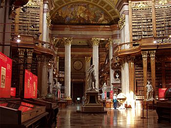 Wien Prunksaal Oesterreichische Nationalbibliothek