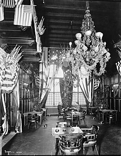 CAFE AT MANHATTAN CLUB - Leonard W. Jerome Mansion