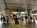 Cross-platform interchange on the B3 platform in Guting Station