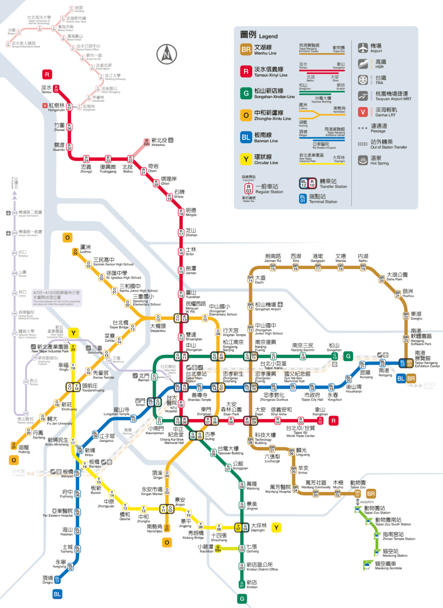 Current TRTS Map