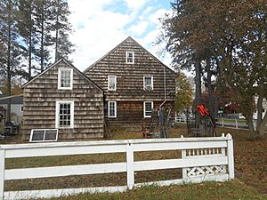 The Ezra Carll Homestead, one of South Huntington's best-known landmarks.