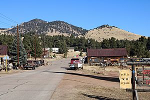 Main Street in Guffey.