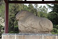 Han Stone Sculpture- Horse Ready to Leap