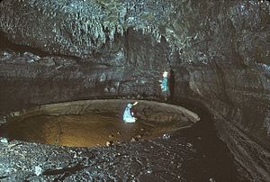 Kazumura plunge pool