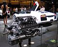 Lamborghini Murciélago with engine