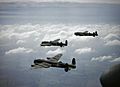 Lancaster B MkI 44 Sqn RAF in flight 1942