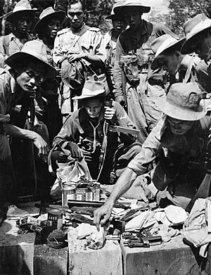 Malay Regiment operatives 1949