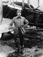 Mason Patrick, in pilot gear