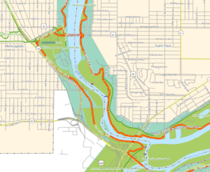 Minnehaha Trail Map