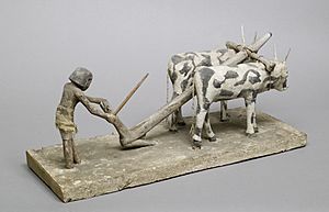 Model of a Man Plowing MET 36.5 view 3