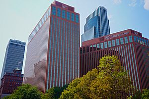 Office buildings in downtown Omaha