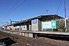 Pakenham platform 2 viewed from the North end of the station