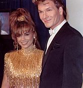 Paula Abdul & Patrick Swayze (cropped)