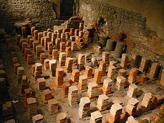 Roman baths hypocaust