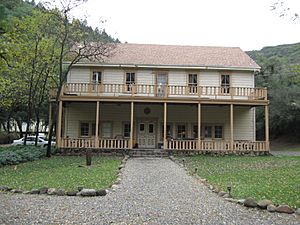 Century old building in Saratoga Springs