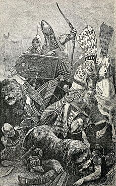 The great Sesostris (Rameses II) in the Battle of Khadesh