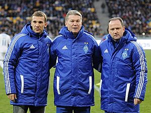 Andriy Shevchenko, Oleh Blokhin, Ihor Belanov