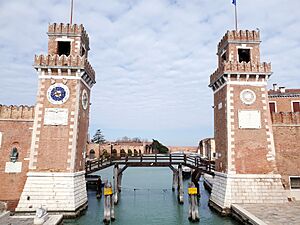 Arsenale di Venezia towers