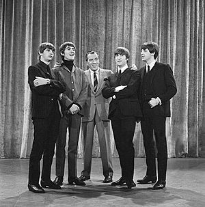 Beatles with Ed Sullivan