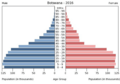 Bevölkerungspyramide Botswana 2016