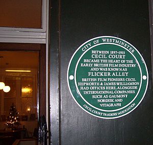 Flicker Alley Plaque