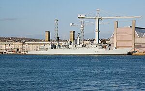 HMS Cumberland in Devonport