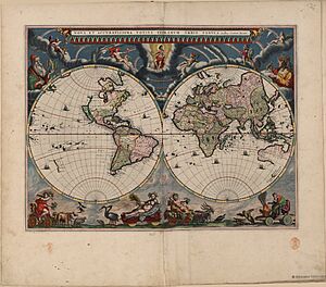 Nova et Accuratissima Terrarum Orbis Tabula (J.Blaeu, 1664)