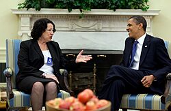 Obama and Sotomayor