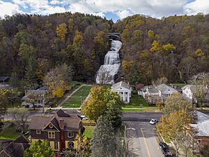 Shequaga Falls Drone Photo