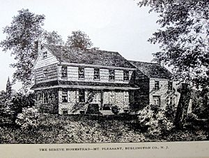 Shreve homestead at Mount Pleasant