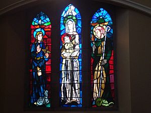 St. John The Baptist, Blackrock, inside West Stained Glass 1