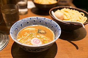 Tsukemen at a Tokyo restaurant