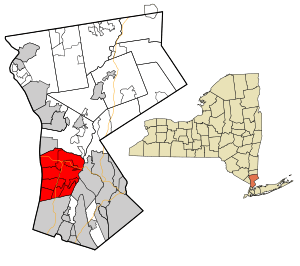 Location of Greenburgh, New York