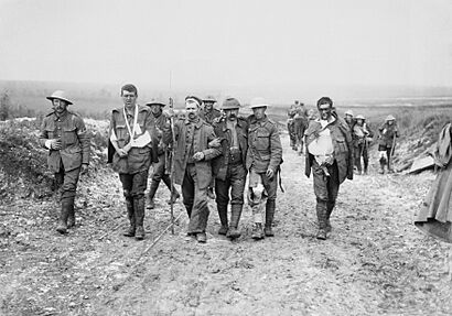 British wounded Bernafay Wood 19 July 1916