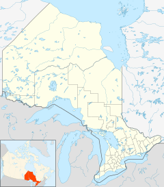 Rib Lake (Ontario) is located in Ontario