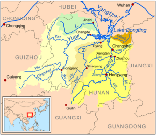 Dongtingriversmap