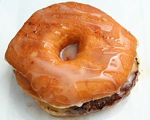 Doughnut burger