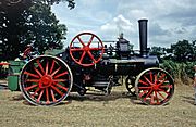 Fowler ploughing engine in Staplehurst