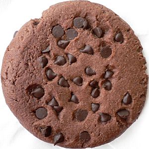 Galleta con trozos de chocolate