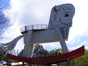 Gumeracha giant rocking horse