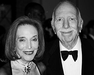 Helen Gurley and David Brown