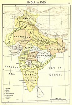 India in 1525 Joppen