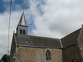 The church in La Pellerine