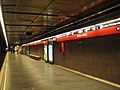 Metro Barcelona station Universitat L1