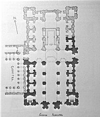 Planta ideal Catedral Valladolid (España)