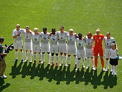 Team GB during anthem