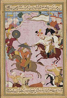 The Battle between Shah Ismail and Shaybani Khan