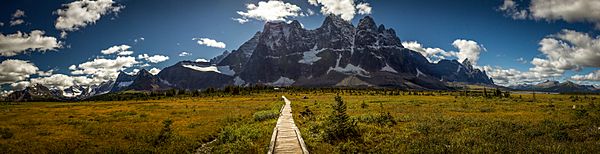 The Ramparts in Tonquin Valley